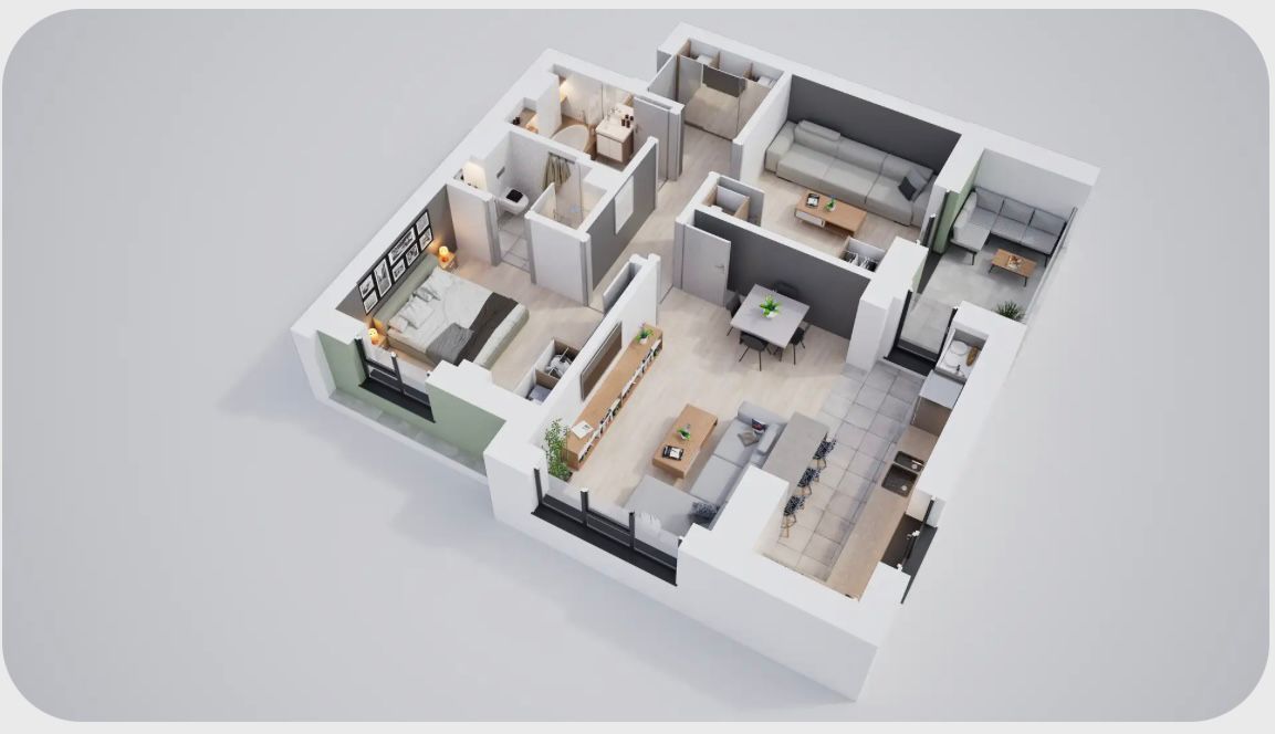 Apartament 3  camere – fotografia 6 din 21