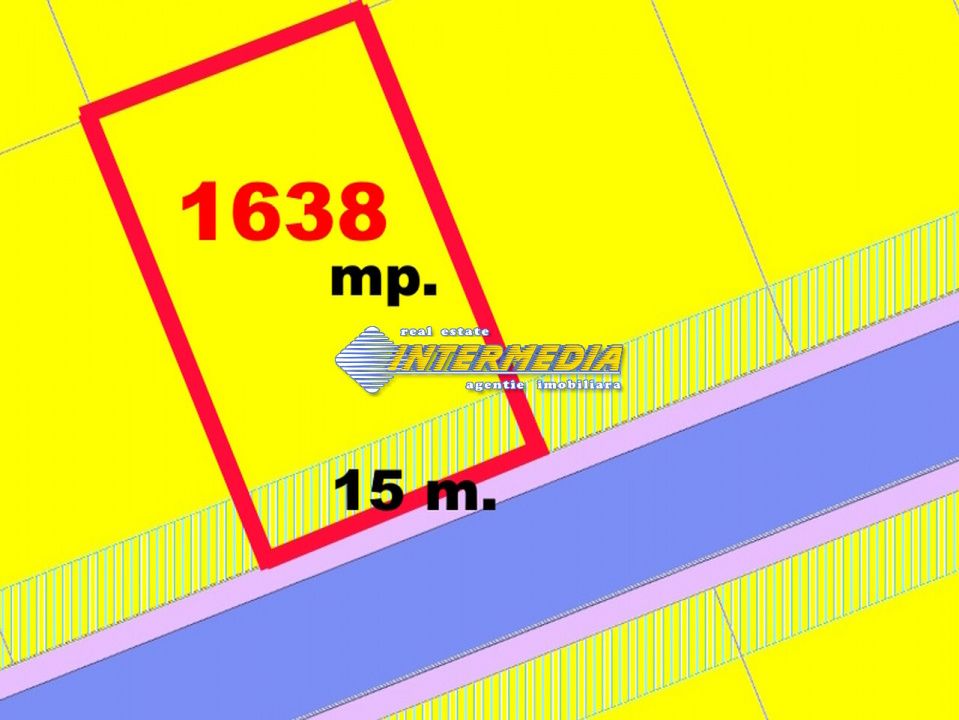 Vanzare Teren Intravilan 1638 mp. in Alba Paclisa cu deschidere 15 m – fotografia 4 din 4