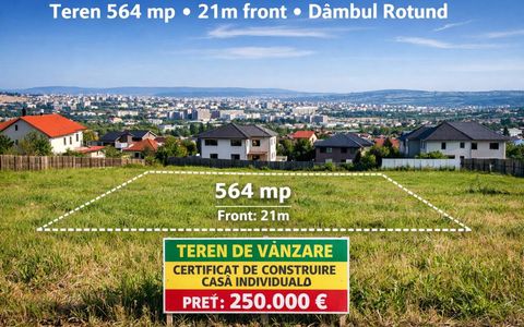 Teren de vânzare Dâmbul Rotund, Ideal casă individuală, CU scos