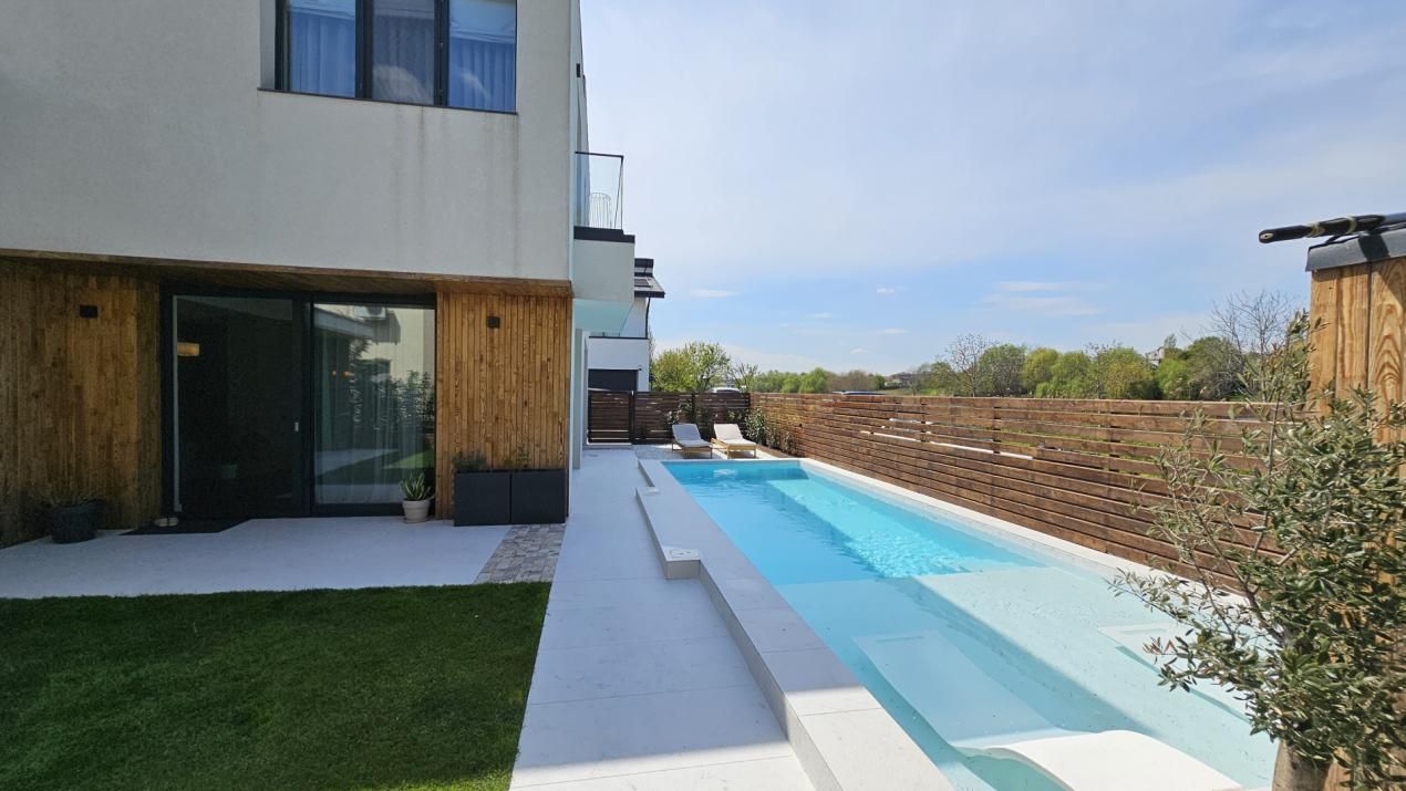 Vilă modernă cu piscină | 4 camere | 190 MP | Corbeanca | Vedere Lac – fotografia 1 din 40