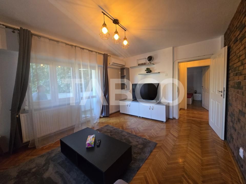 Apartament 2 camere de inchiriat decomandat 55mp zona Sub Arini Sibiu – fotografia 1 din 16