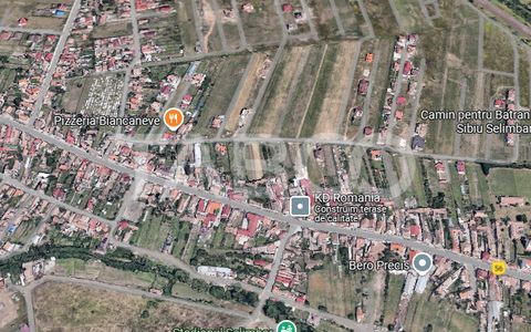 Teren intravilan de vanzare 456 mp puz aprobat Selimbar