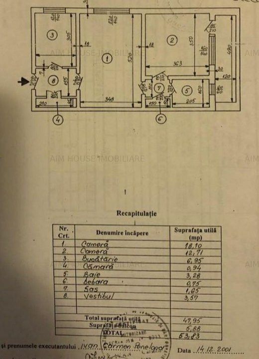 Gorjului-Ap. 2 Camere etaj 5/8 – fotografia 6 din 7