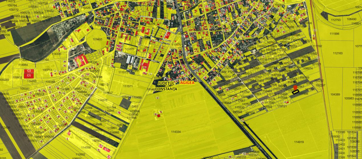 Teren de vanzare in Agigea, zona de Est, deschidere de 42,5ml, sup de 1000mp. – fotografia 2 din 2