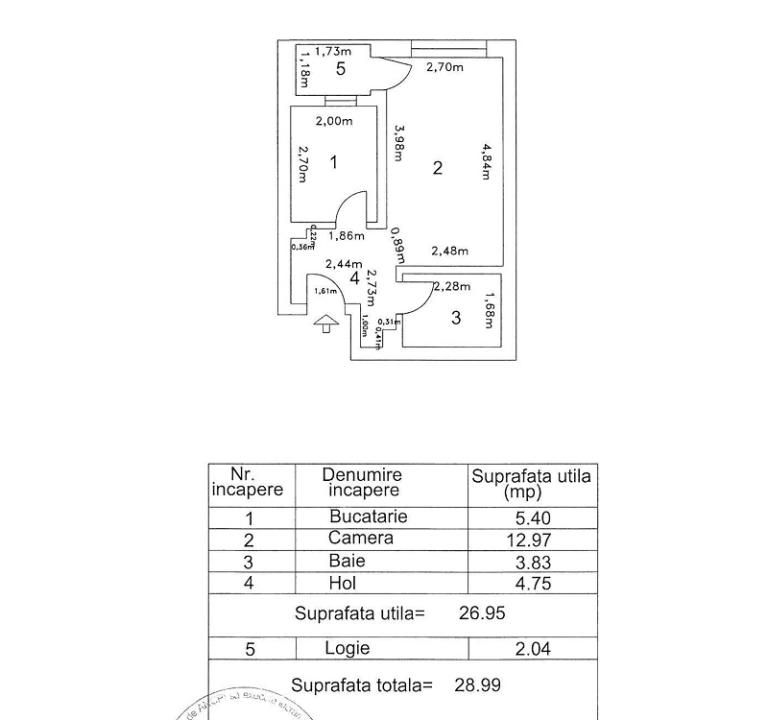 Garsoniera de vanzare | Salajan | Metrou | 0% Comision | Centrala Termica | – fotografia 7 din 7