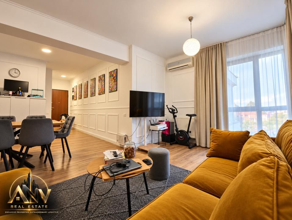 APARTAMENT 3 CAMERE 85MP | 2 LOCURI SUBTERAN | PIPERA | SCOALA AMERICANA – fotografia 3 din 19
