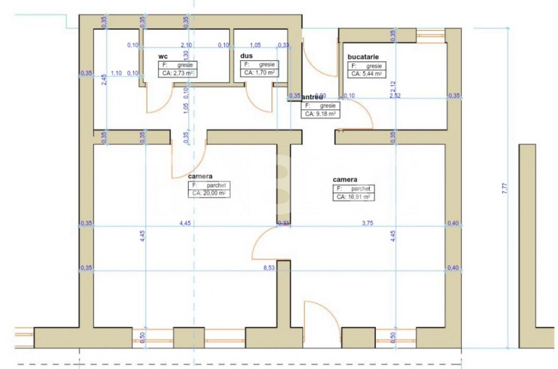 Casa in Centru cu 2 camere pretabila pentru investitie Cluj Napoca – fotografia 4 din 5