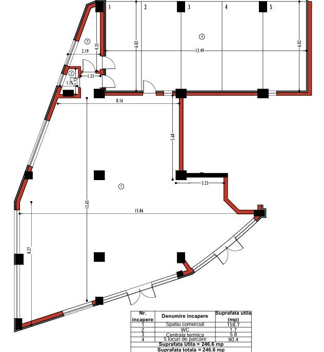 Spațiu Comercial Premium, 166 mp Utili, zona Auchan Oașului – fotografia 11 din 12