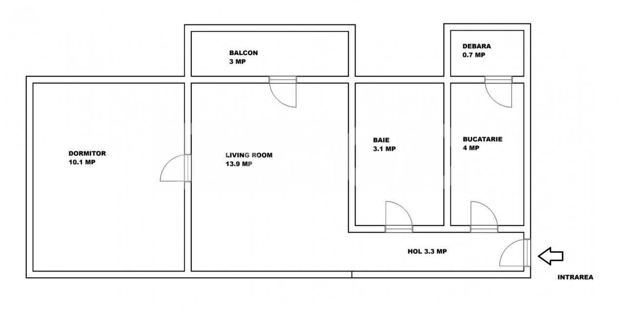 Apartament de vanzare 2 camere balcon etaj 2 in Avrig zona Sticla – fotografia 3 din 17
