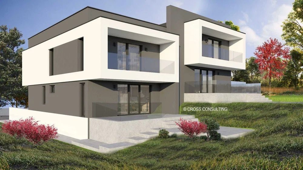 Casă alipită modernă, D+P+E, 185 mp utili și garaj | Dezmir – fotografia 2 din 4