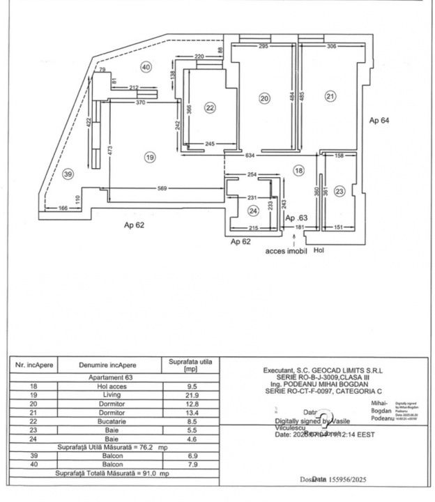Inel II - Apartamant cu 3 camere decomandat, la cheie – fotografia 3 din 13