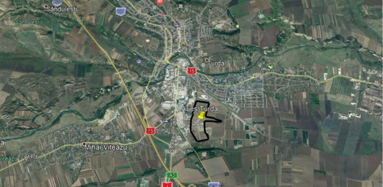 Teren intravilan 20Ha în Parcul industrial Arieș Turda – fotografia 2 din 4