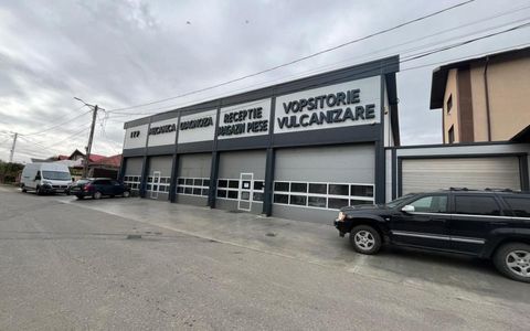 Hala moderna clasa A ideala service auto Gaesti Est