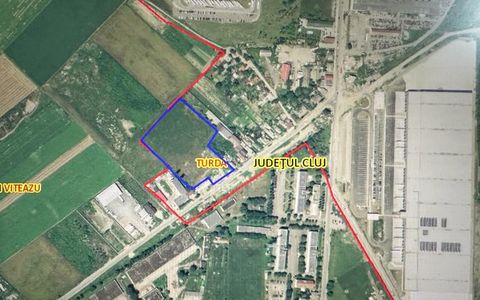 Teren intravilan 17.051 mp, Turda cu acces facil la autostrada