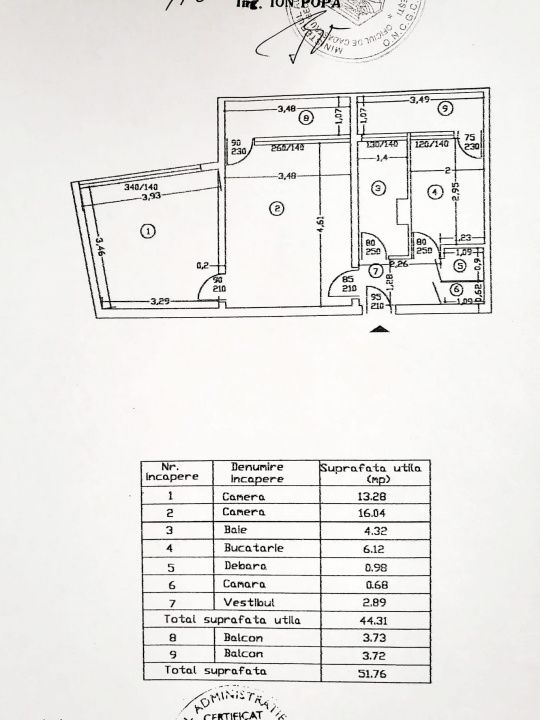 Universitate - Romană | 2 Camere | Mobilat - Utilat – fotografia 17 din 17