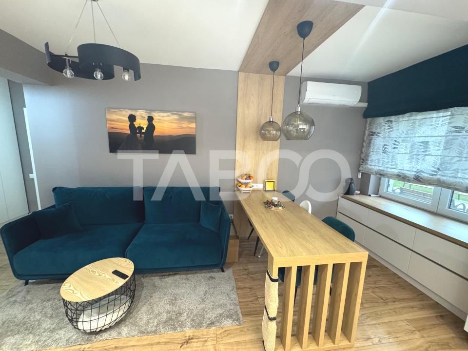 Apartament 3 camere ultra modern cu balcon mobilat utilat Turnisor – fotografia 2 din 16