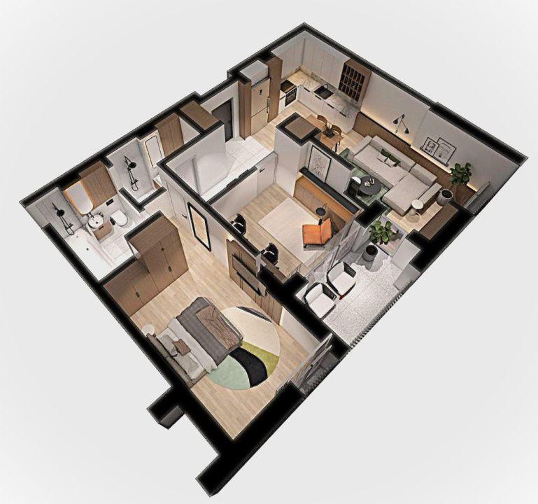 Apartament finisat, cu parcare inclusa, zona BMW – fotografia 12 din 13