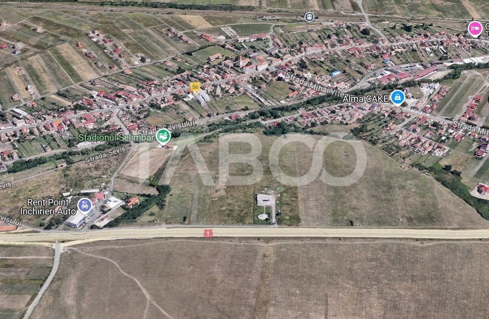Teren de vanzare extravilan 1088 mp Selimbar zona Sopa Sibiu – fotografia 3 din 5