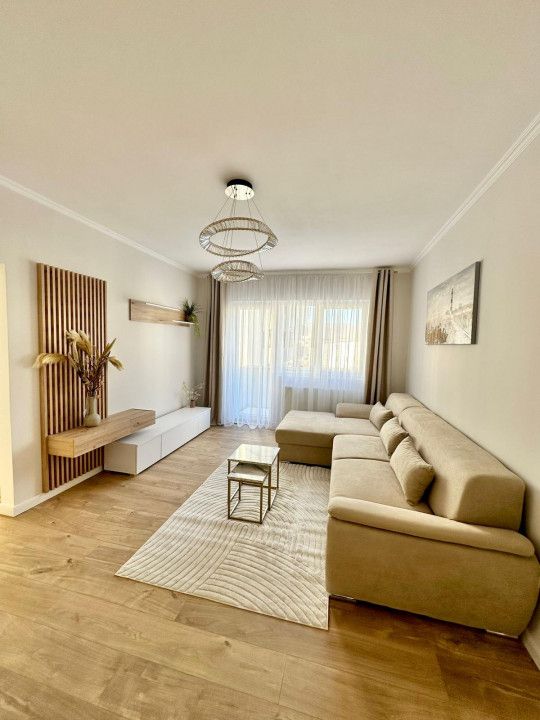 Apartament 2 camere 55 mp utili, semidecomandat, finisat,LUX zona Terra – fotografia 1 din 22