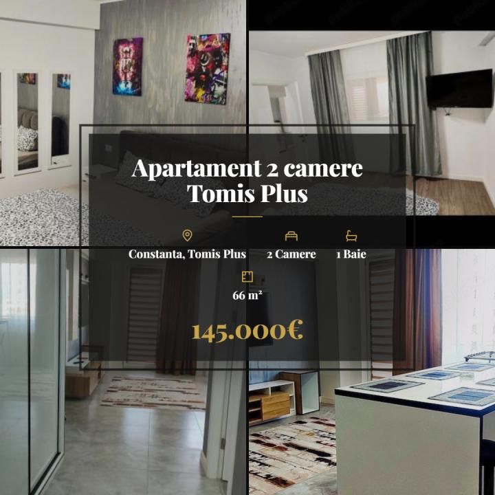 Apartament 2 camere Tomis Plus – fotografia 1 din 6