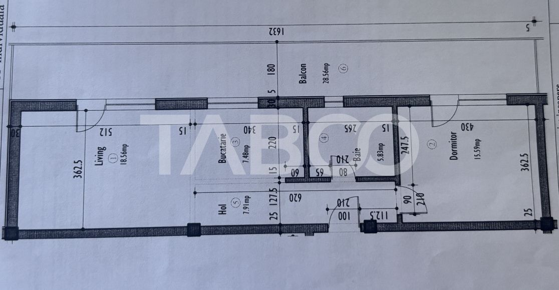 Apartament 3 camere in bloc nou Cartier Marasti terasa generoasa – fotografia 8 din 8