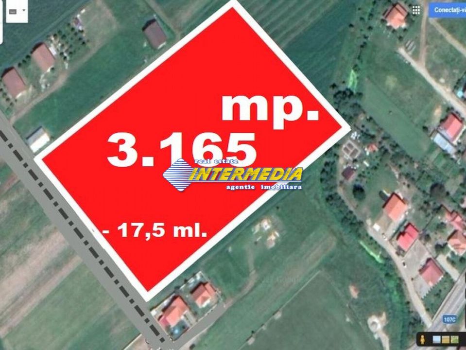 Teren Intravilan Vanzare 3165 mp deschidere 17,5 m Alba - CETATE Stadion – fotografia 1 din 3