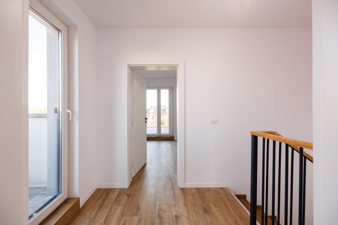 Duplex P+E în Moșnița Nouă, 3 dormitoare, 3 bai, teren 403 mp. Comision 0% – fotografia 31 din 56