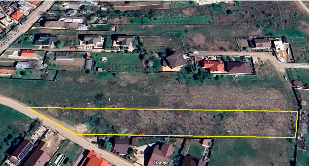 Teren intravilan 5.293 mp-deschidere 42m–Domnești Ilfov, utilități la limita – fotografia 1 din 4