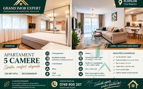 Apartament Premium | 5 Camere | 2 Bai | Debara | Parcare | Plopilor/Parcul Babes