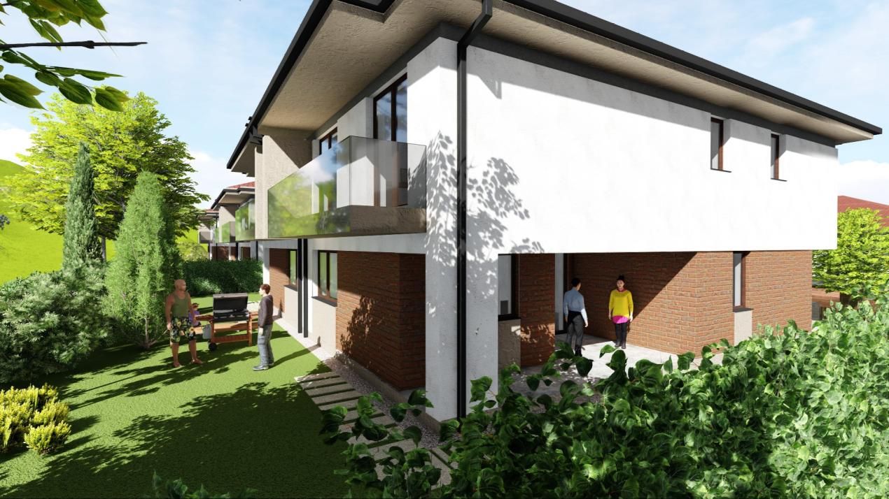 Casă eficientă energetic nZEB, 185 mp utili și teren de 300 mp panouri solare – fotografia 2 din 22