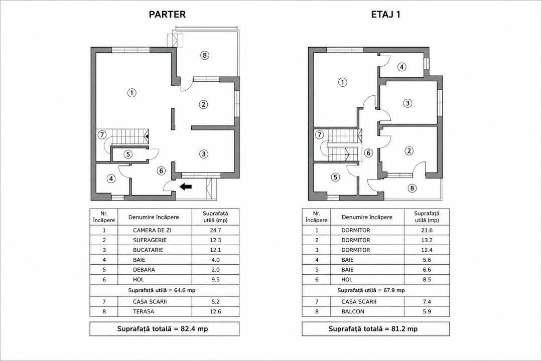 Pipera | 5 Camere | Vilă P+1+M | 164 MP | Garaj – fotografia 15 din 15