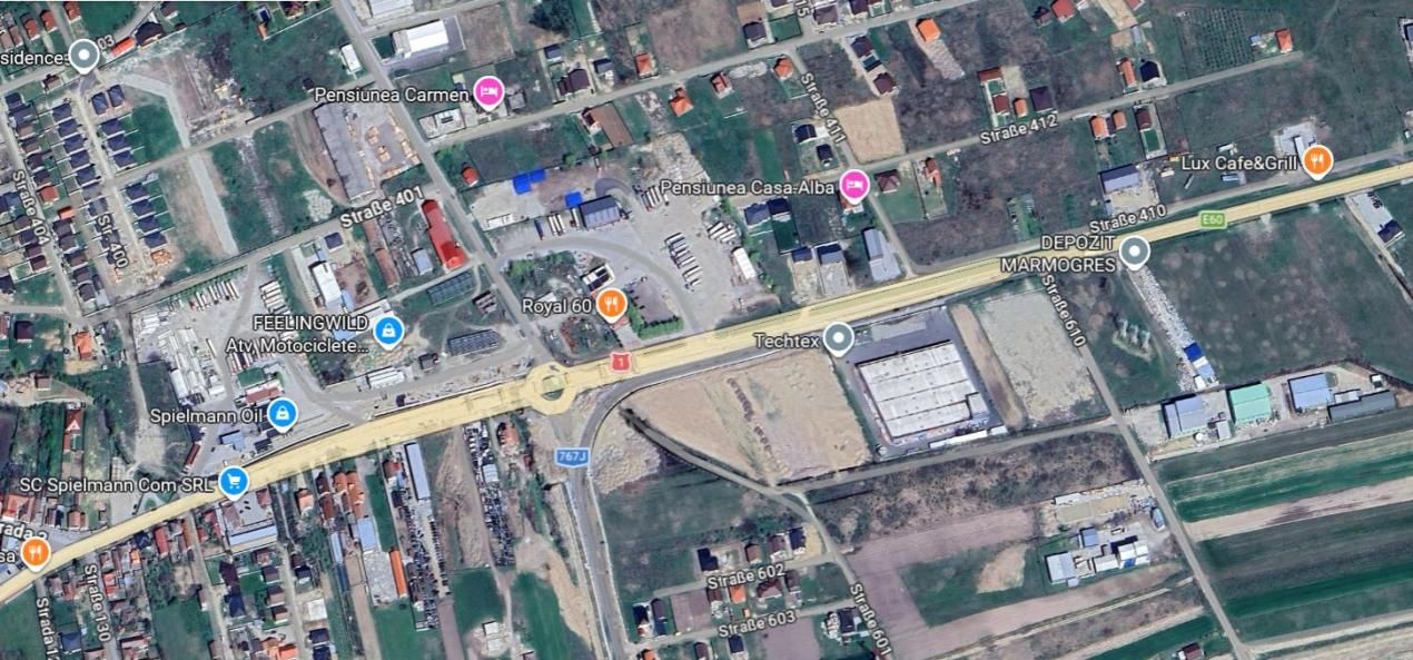 Teren intravilan de vanzare in Osorhei ,zona mixta servicii si rezidential – fotografia 2 din 2