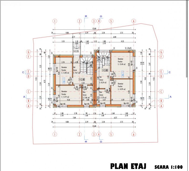 Duplex nou, S+P+E+M, 170 mp utili, garaj dublu,| Dâmbul Rotund – fotografia 8 din 9