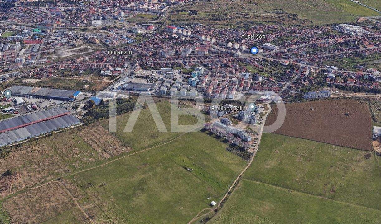 Teren intravilan 2 fronturi de 35 m fiecare 8.000 mp Turnisor Sibiu – fotografia 2 din 9