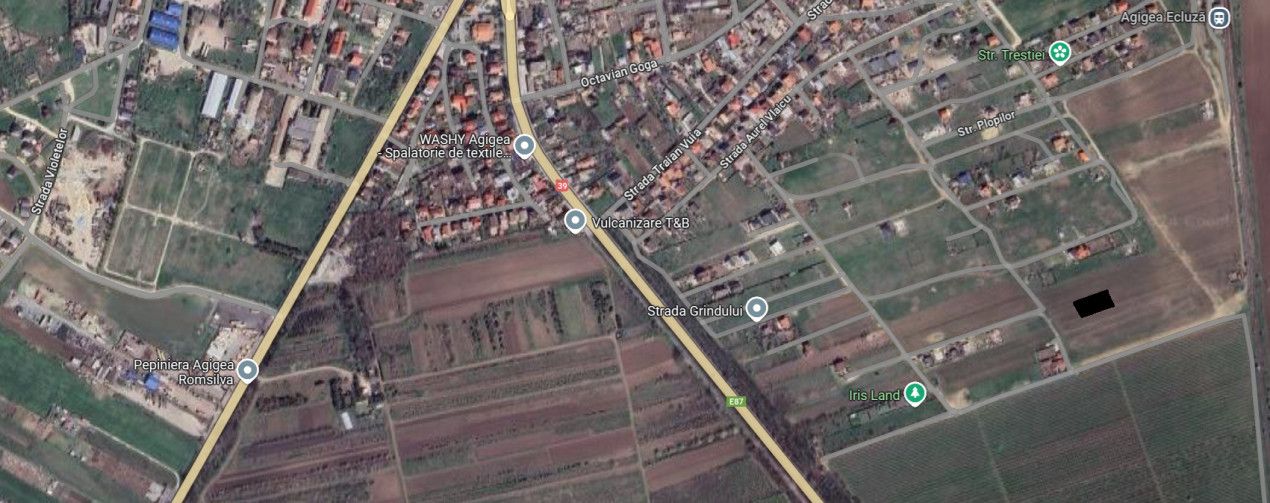 Teren de vanzare in Agigea, zona de Est, deschidere de 42,5ml, sup de 1000mp. – fotografia 1 din 2