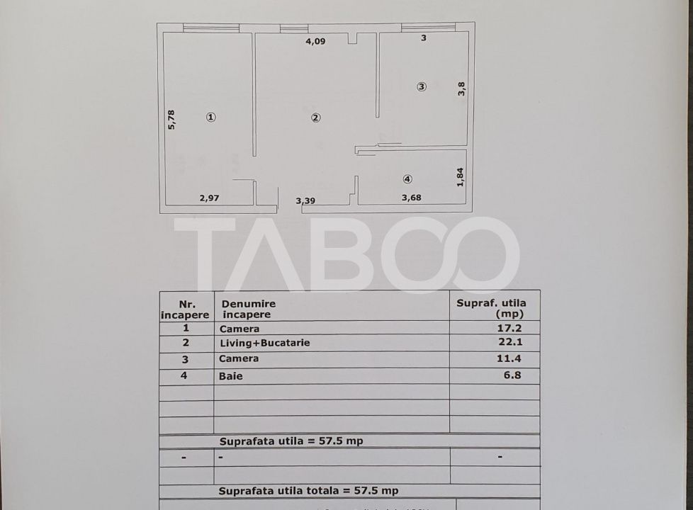 Apartament 3 camere 57 mp utili constructie noua 2025 – fotografia 5 din 5