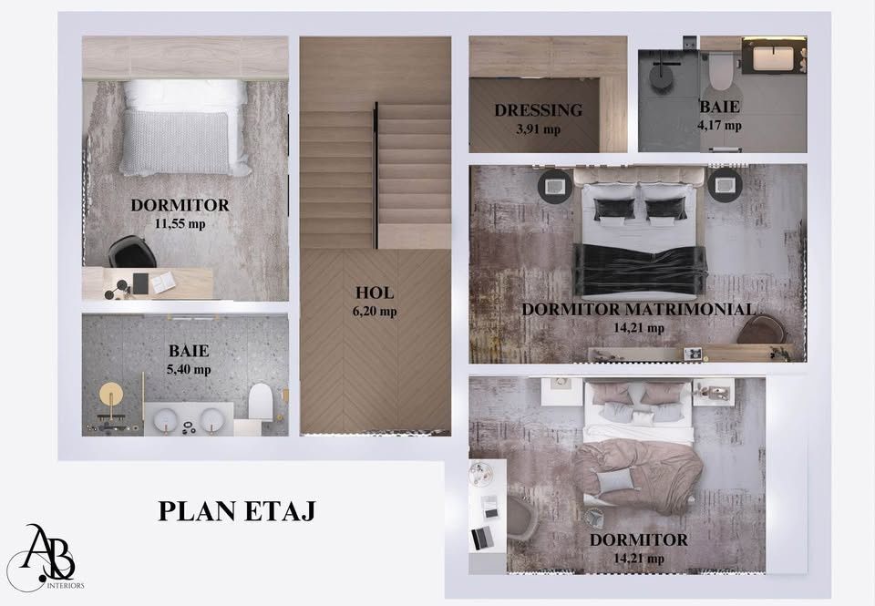 Casă individuală nZEB, 194 mp utili, teren 468 mp, Dezmir – fotografia 9 din 11