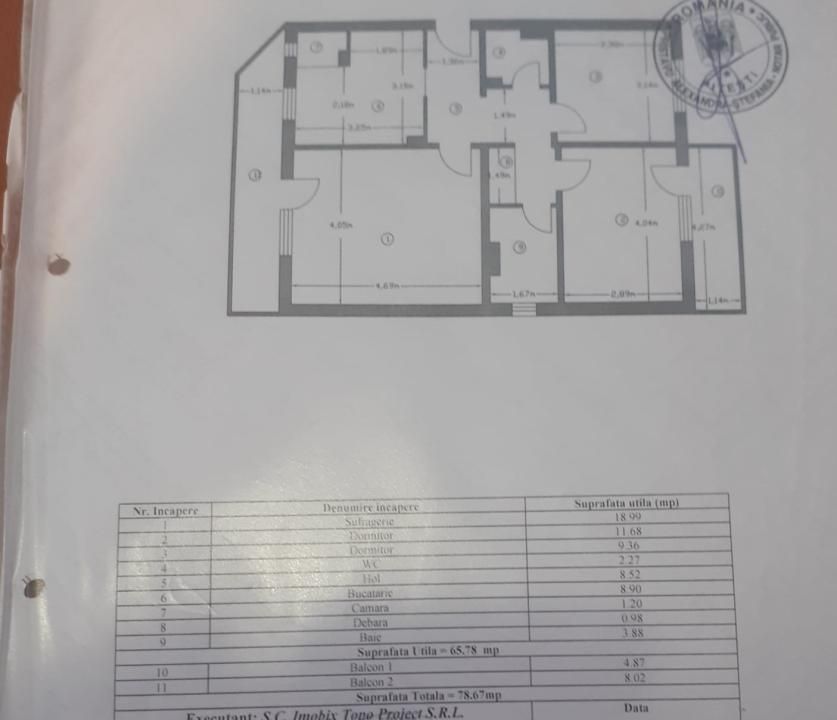 Apartament 3 camere Prundu – fotografia 11 din 11
