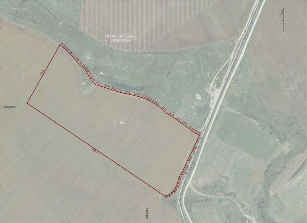 Teren intravilan 71.000 mp de vânzare – Oarja, Argeș | Autostrada – fotografia 1 din 3
