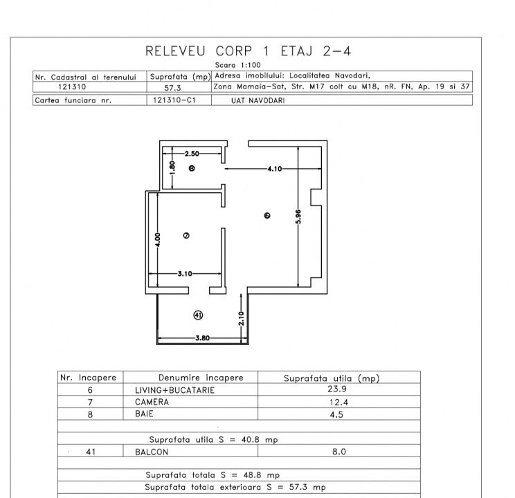 Apartament finalizat, finisaje complete, zona linistita, Mamaia – fotografia 6 din 26