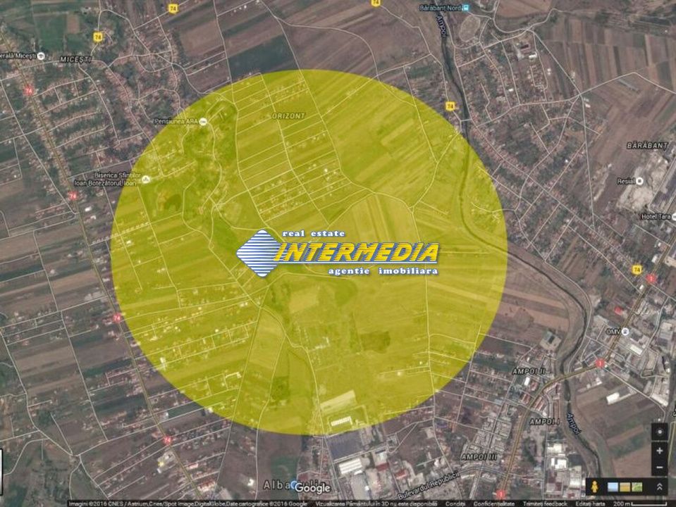 Teren Intravilan de vanzare 552 mp. Alba Zona Dealul Furcilor cu PUZ si toatae utilitatile – fotografia 2 din 7