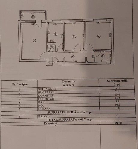 Apartament 3 camere de vânzare în Tomis Nord - Ciresica | Constanța – fotografia 6 din 8