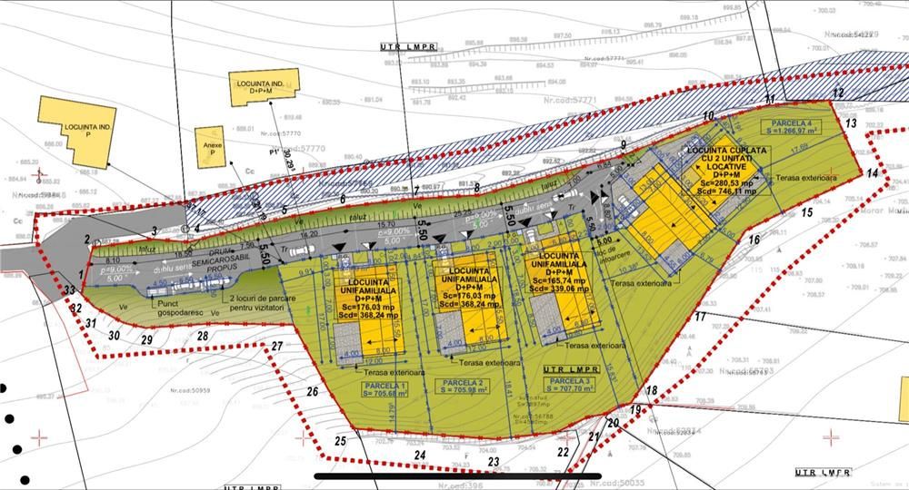 Teren intravilan construibil 860 mp, in Feleacu – fotografia 3 din 3