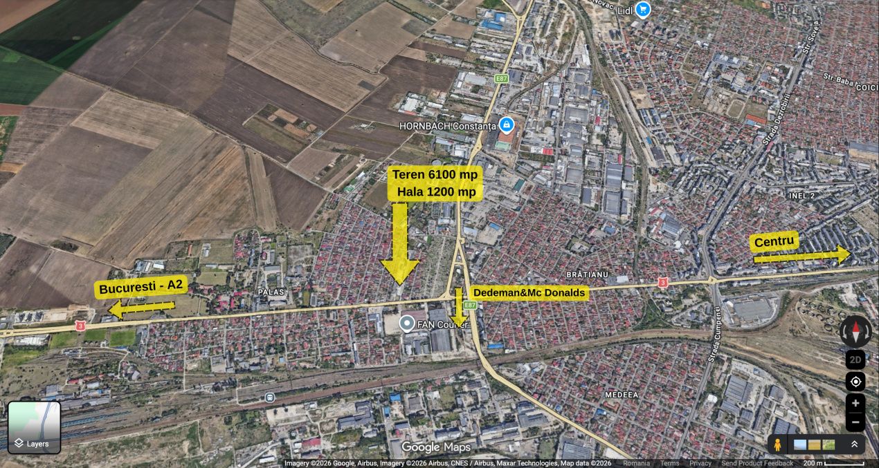 Hala 1200 mp si curte 6100 mp in Constanta intrare de pe A2 Bd. IC Bratianu – fotografia 9 din 12