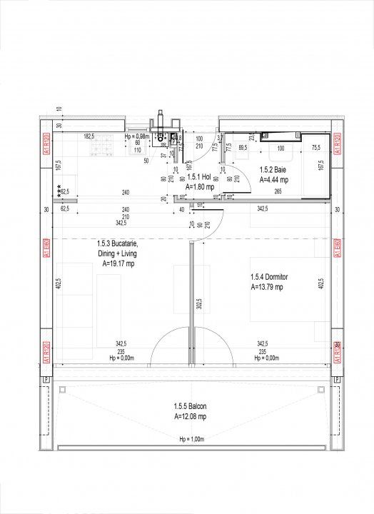 Apartament cu 2 camere Mamaia Nord, mobilat complet, la 250m de Mare – fotografia 16 din 16