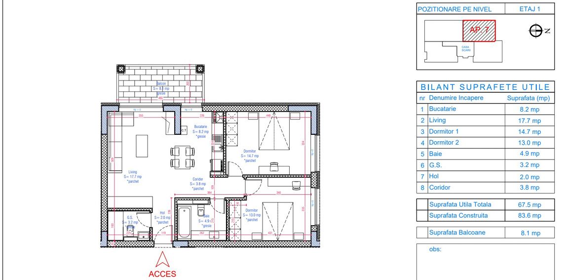 3 Camere de vanzare | Calea Calarasilor | Metrou | Centrala | Parcare – fotografia 7 din 7