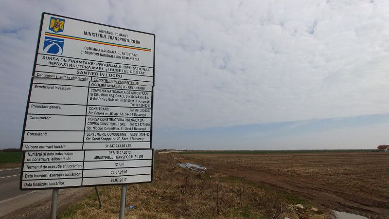 Teren intravilan Mihailesti langa centura – fotografia 1 din 6