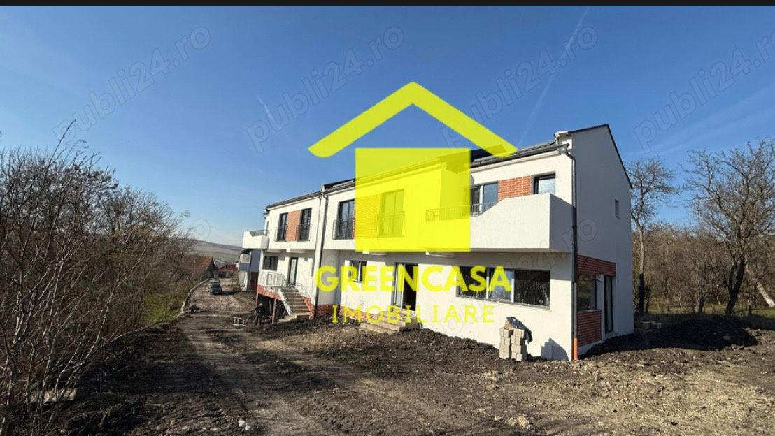 Duplex 145 mp , semifinisat, teren liber incepand cu 155 mp , Chinteni . – fotografia 1 din 8