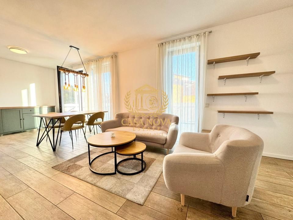 Apartament 2 camere 41mp, terasa 23mp, finisat modern, parcare – fotografia 2 din 12