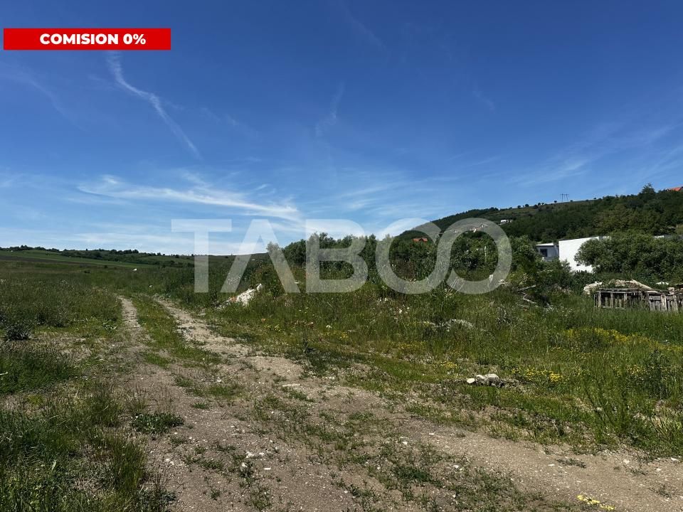 Teren intravilan de vanzare cu PUZ aprobat si utilitati in Sura Mare – fotografia 1 din 1